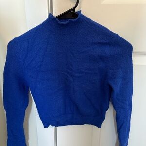 SHEIN Royal Blue Turtleneck Sweater